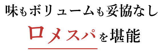 味もボリュームも妥協なし